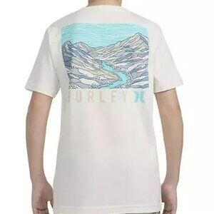 Boy's NWT Hurley Egret Short‎ Sleeve Tee Size XL 14/16